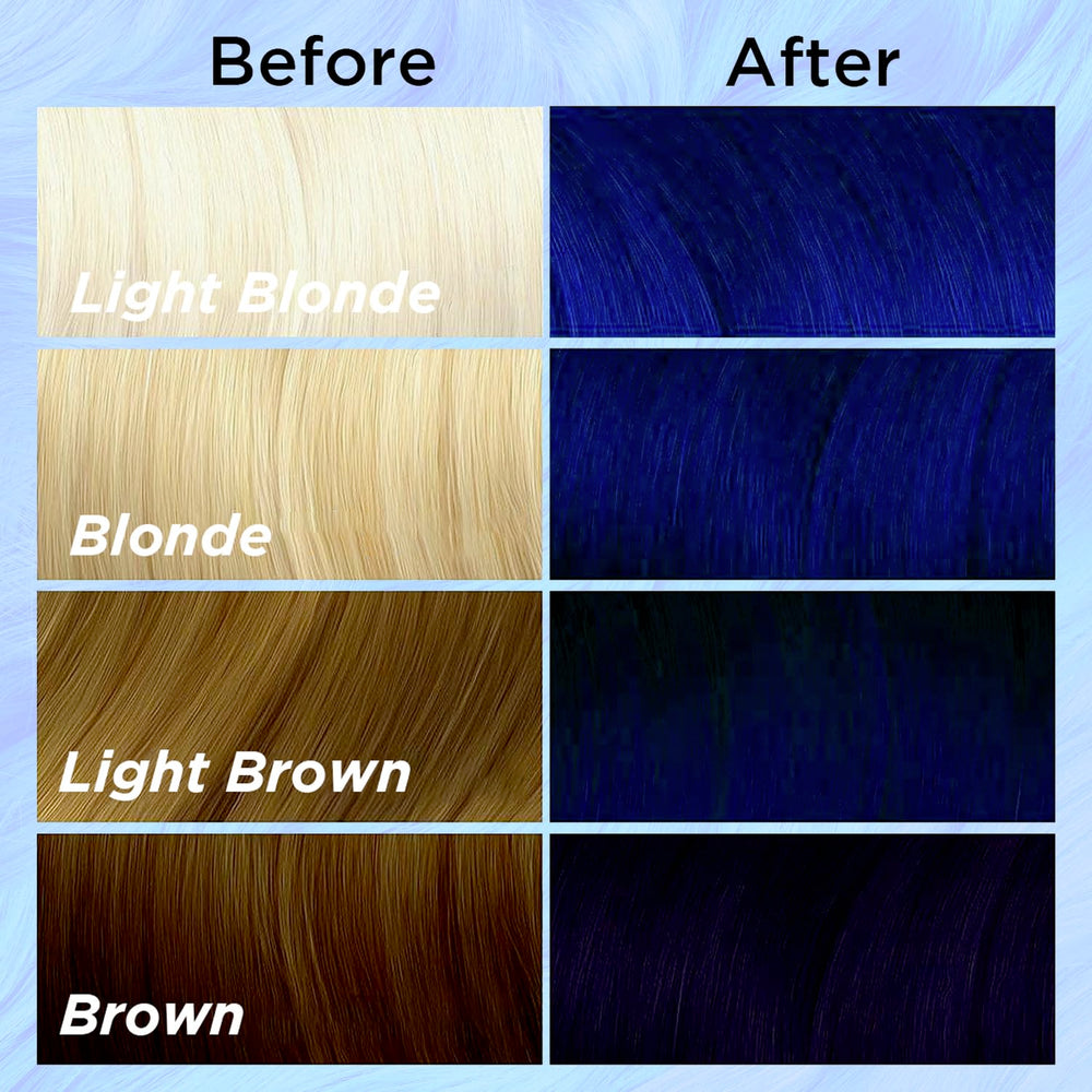 MOEHAIR Serenity Bleu – formule végane, sans cruauté et sans sulfate.
