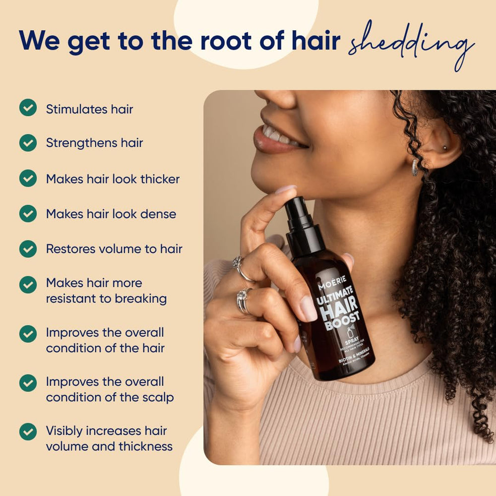 Moerie Masque Cheveux – pot, nourrit en profondeur pour des cheveux plus forts.
