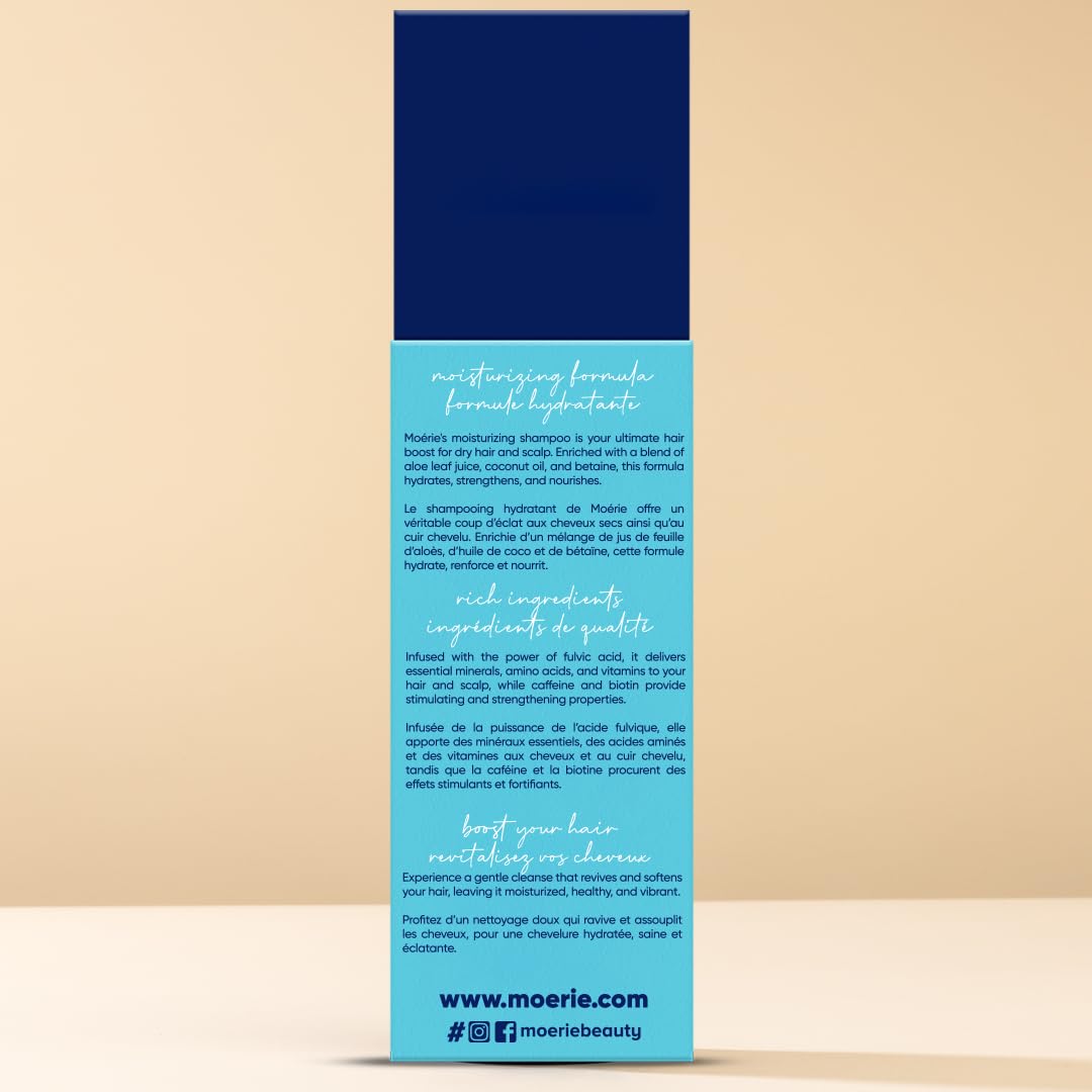 Moerie shampooing pour tous types de cheveux, convient à tous