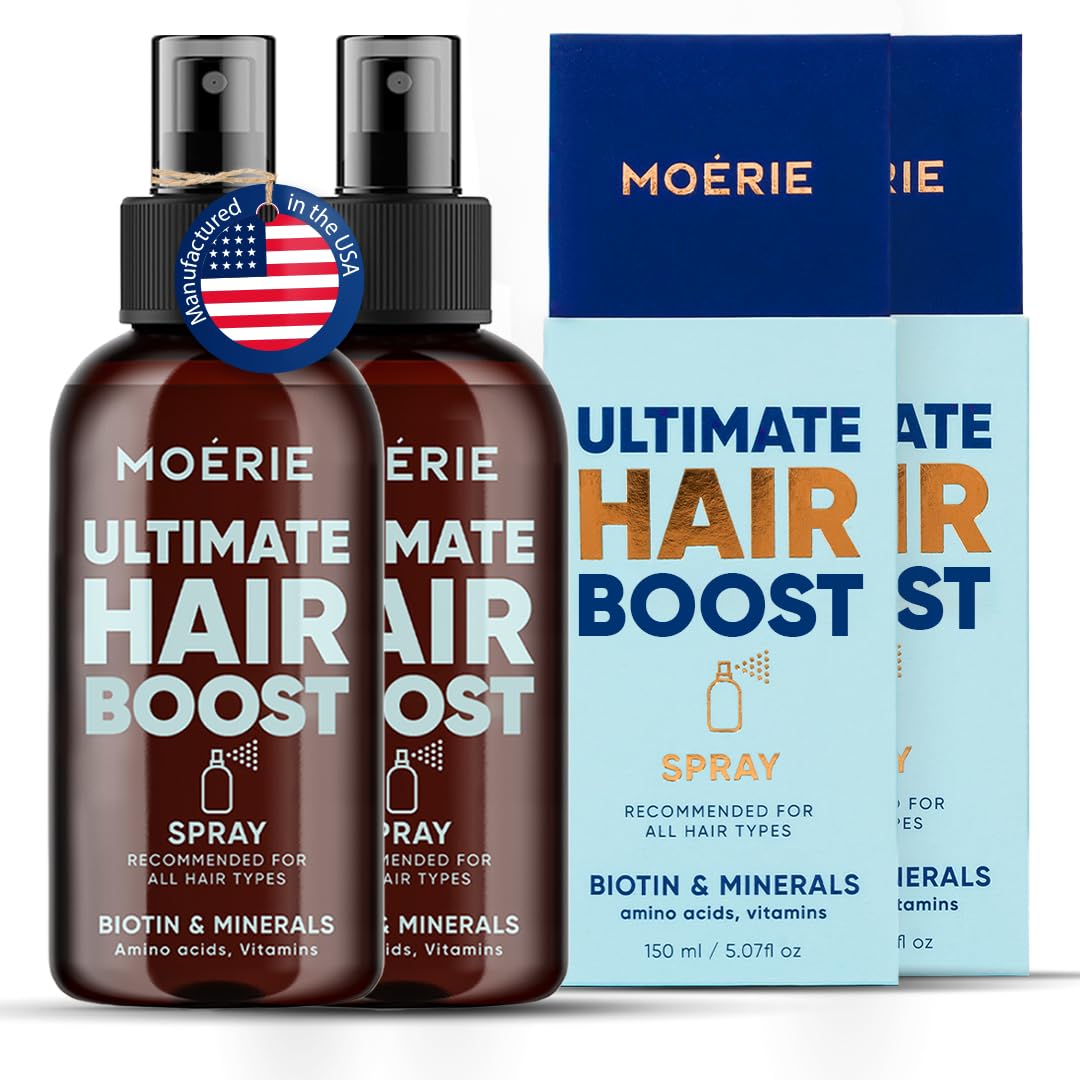 Moerie Spray Capillaire appliqué sur cuir chevelu, action nourrissante et facile