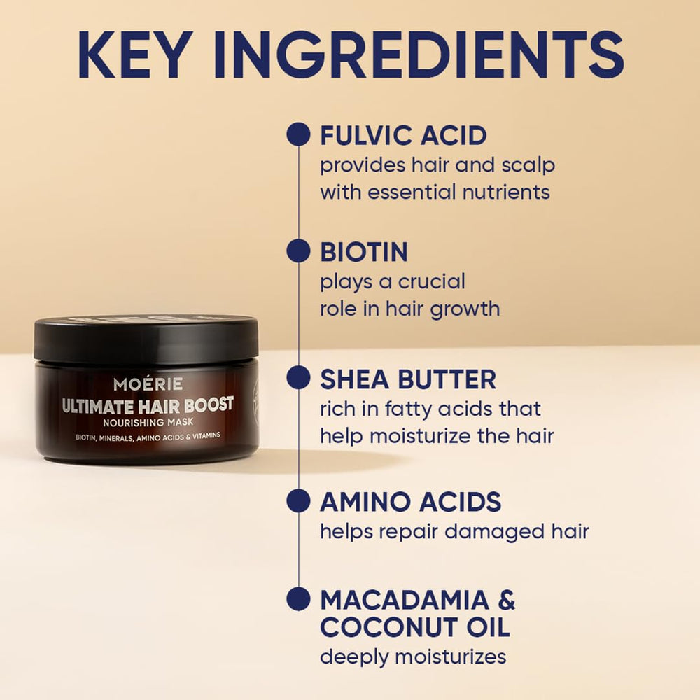 Moerie Spray Cheveux – flacon, prêt à l'emploi pour plus de volume quotidien.