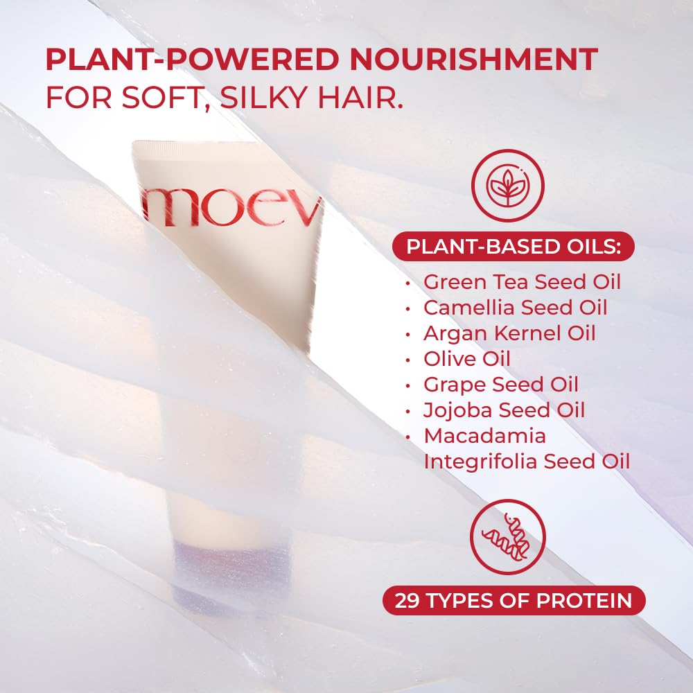 MOEV Annurcatin Formule pH Faible: cheveux plus lisses et souples.
