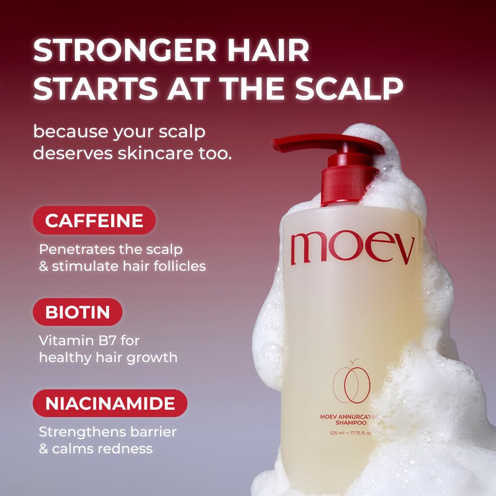 MOEV ANNURCATIN Shampoing — utilisation apres shampoing pour renforcer les racines et apporter du volume.