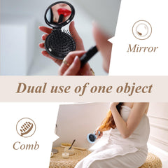 MoHern brosse-cheveux-mini compacte se glisse facilement dans votre poche.