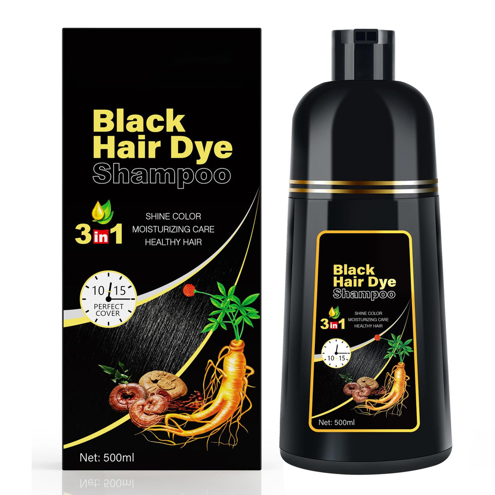 MOISTAR shampoing colorant cheveux noirs pour une teinte riche et naturelle.