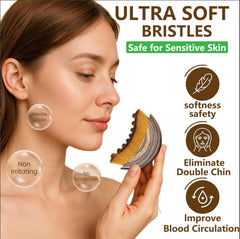 Brins doux de la brosse MOKA facilitant l’application en douceur.