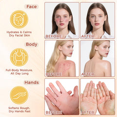 Mokasakiso graisse-boeuf-mains : routine douce pour les mains irritées.