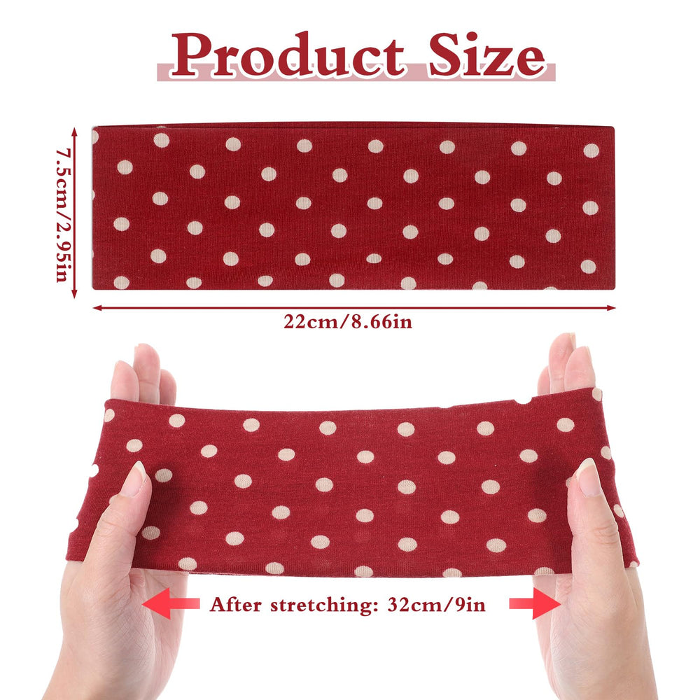 Bandeaux Molain pois – palette noir/blanc/rose/rouge pour coordonner vos tenues.