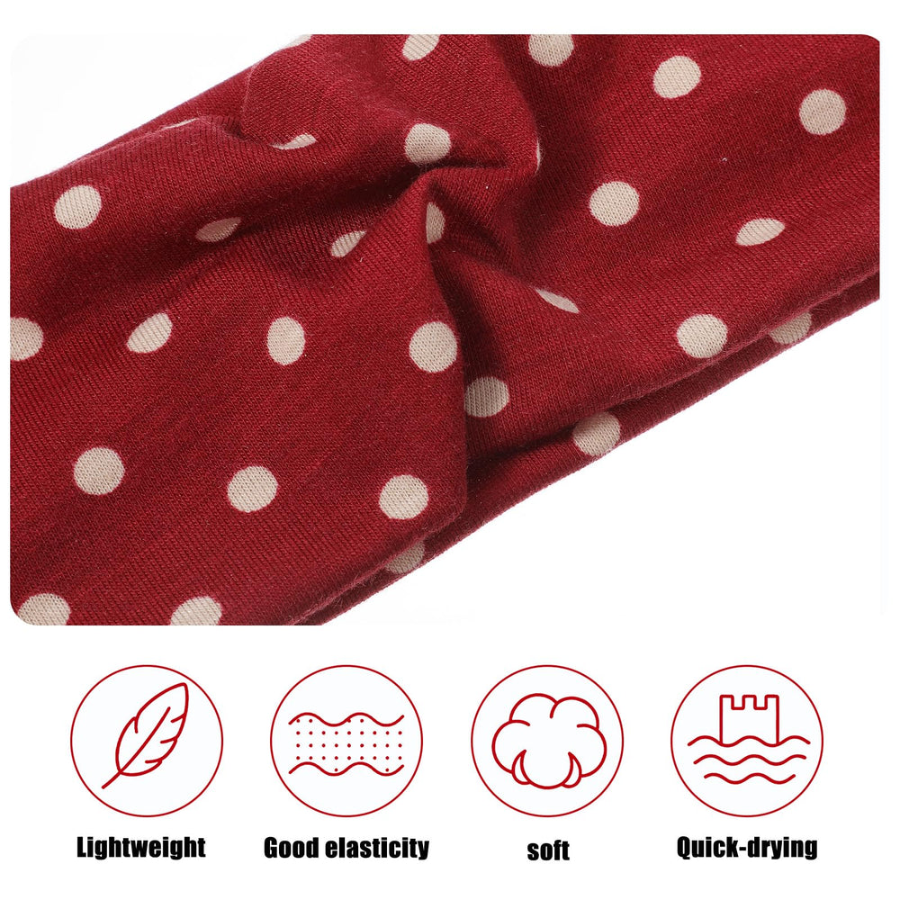 Bandeaux Molain pois – pratique pour soins du visage et routines.