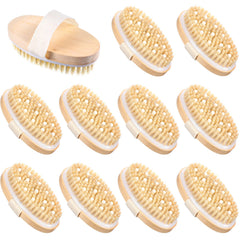 Molain brosse sèche pour le corps, ensemble de 10 pièces, exfolie en douceur.