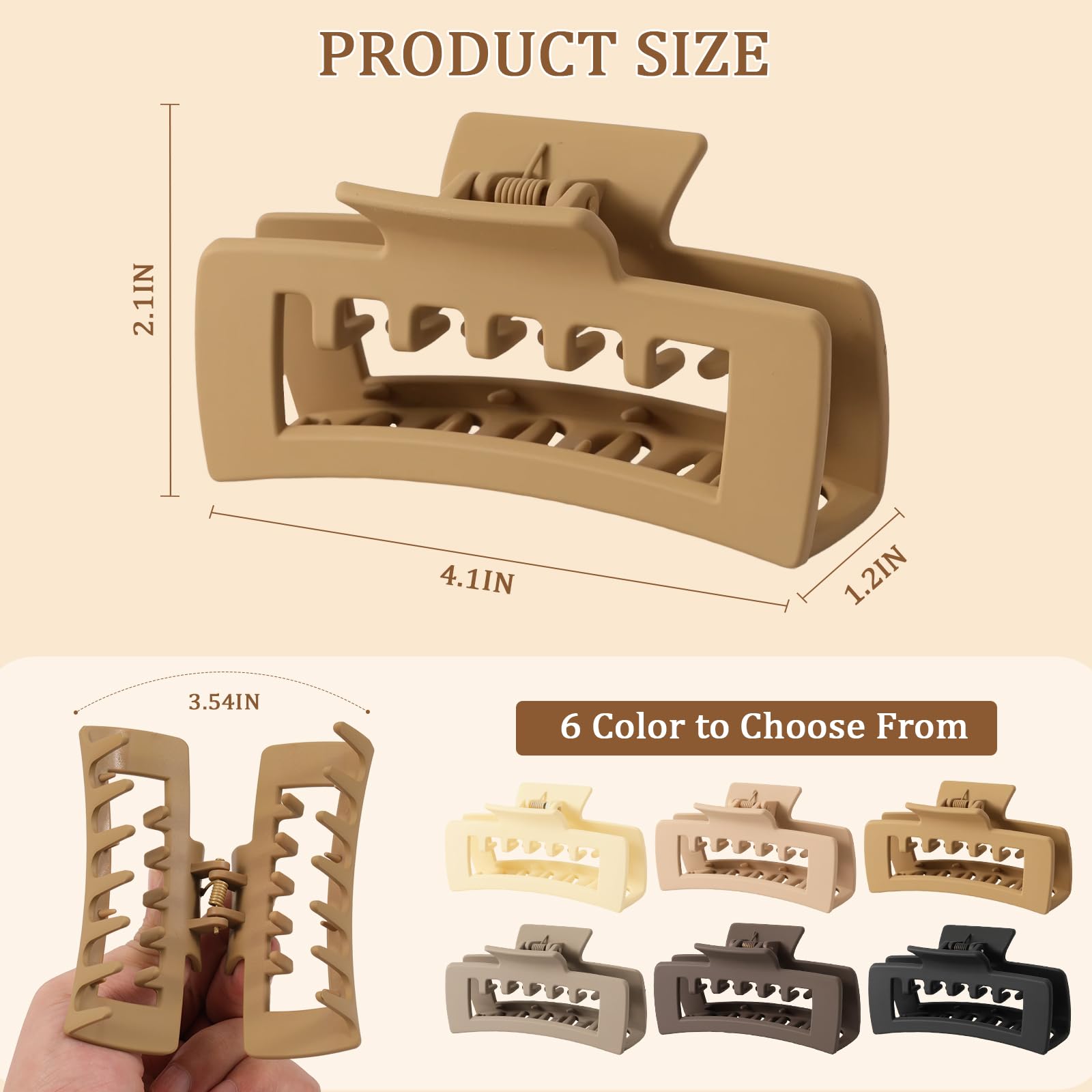 Molizummy clip dent double pour une adhérence renforcée et une tenue longue durée.