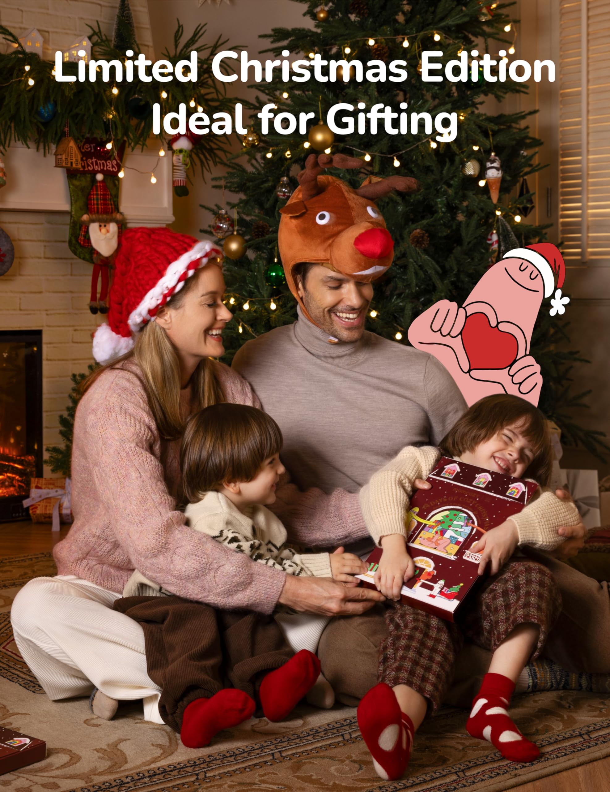 Momcozy Big HUGS bombe-bain cadeau noel pour enfants, preuve de joie