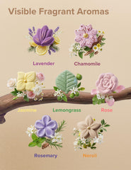 Momcozy pastilles-douche-etoile : parfum floral apaisant pour rituel intime.