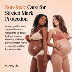 Crème MOMMY LIFE avec miel de Manuka pour nourrir la peau du ventre.