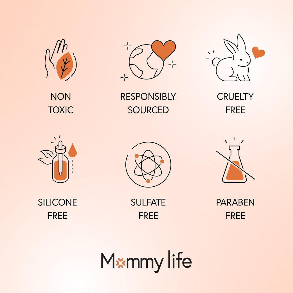 Huile nourrissante MOMMY LIFE Preggie Paste Belly Butter pour zones ventre, hanches et seins.
