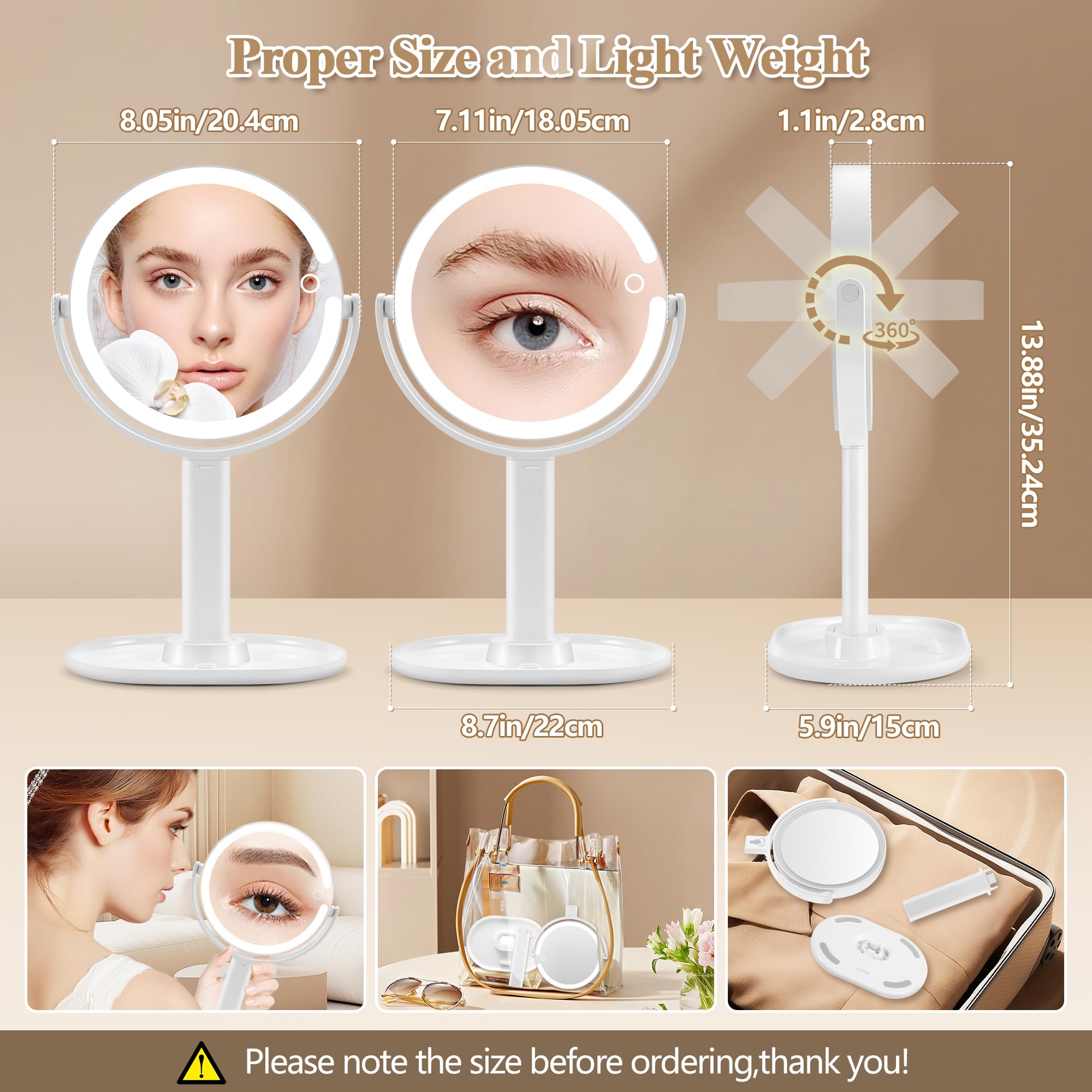 MOMOKUBA Miroir support téléphone pour tutoriels mains libres.