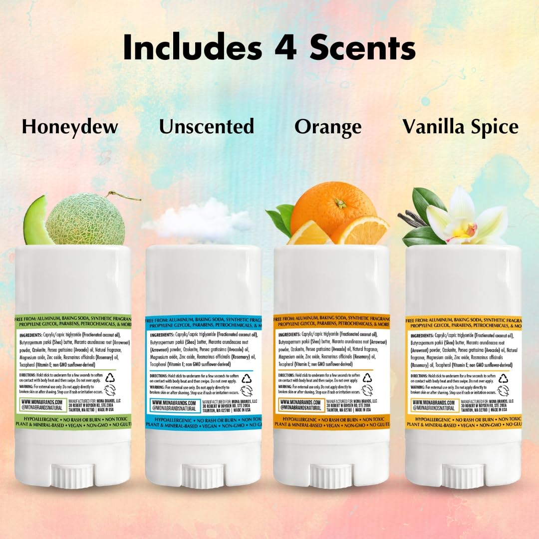 MONA déodorant enfants pack voyage format mini – emporter facilement