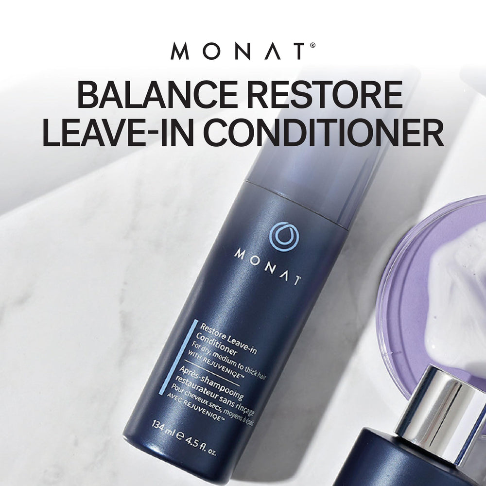 MONAT Balance Anti-Frizz offre des cheveux lisses sans frisottis.