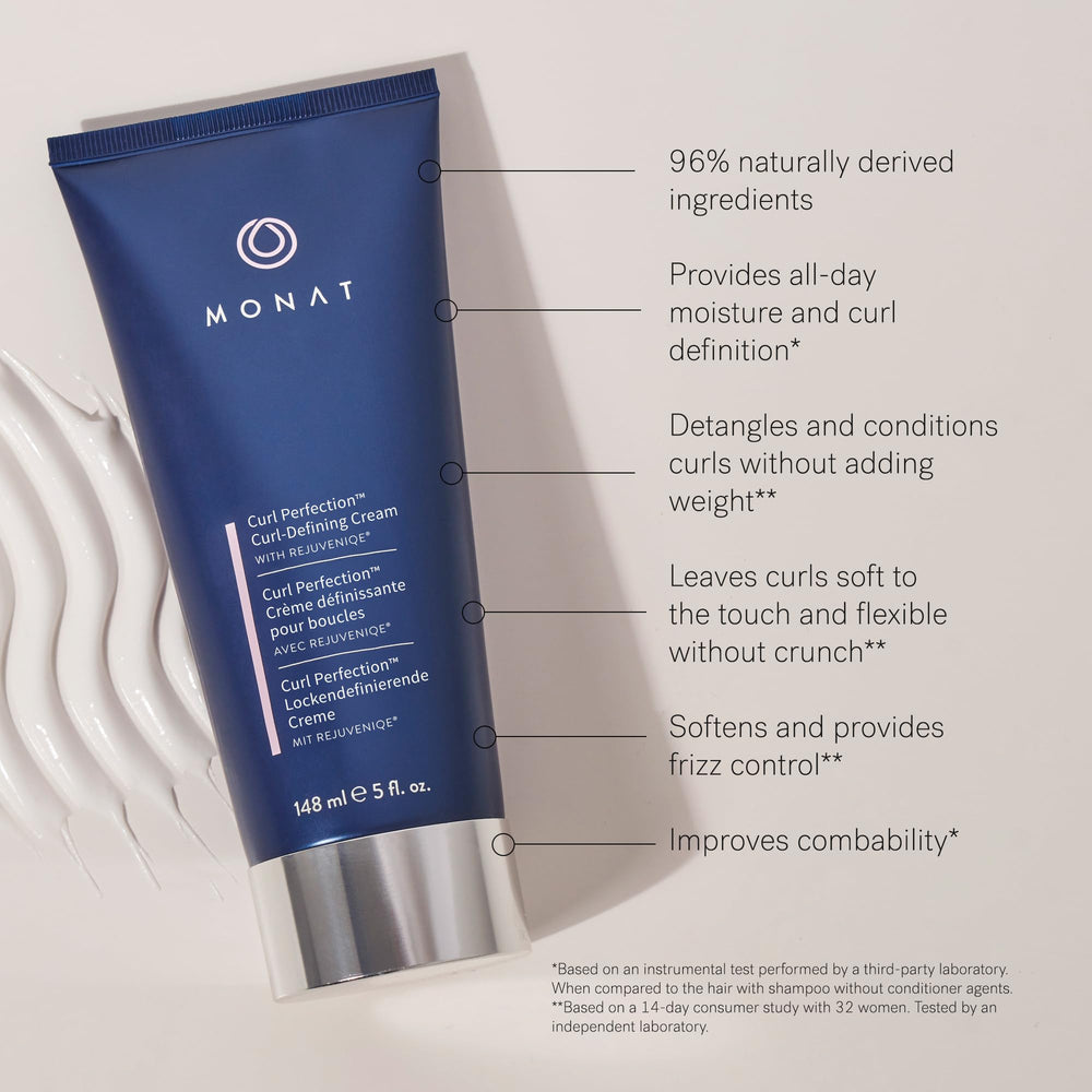 MONAT Curl Perfection, boucles definies, douceur et mouvement.