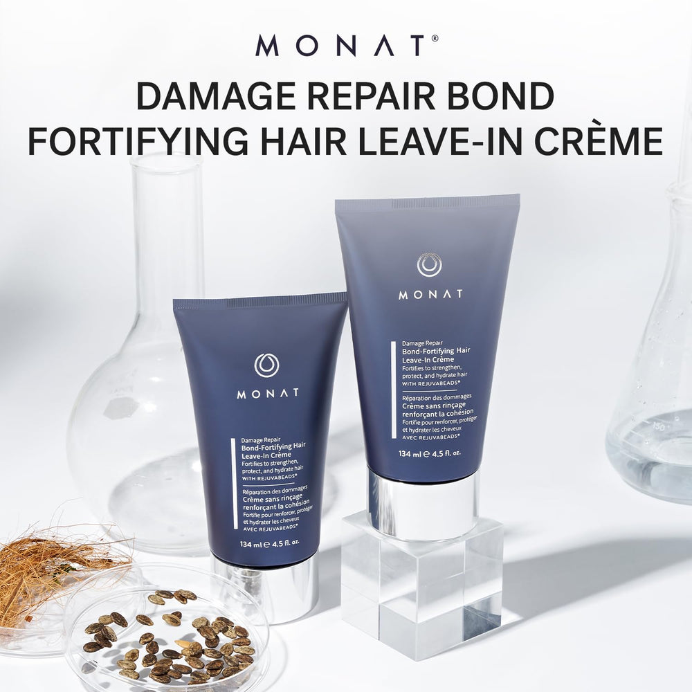 MONAT Damage Repair – cheveux brillants et revitalisés après application.