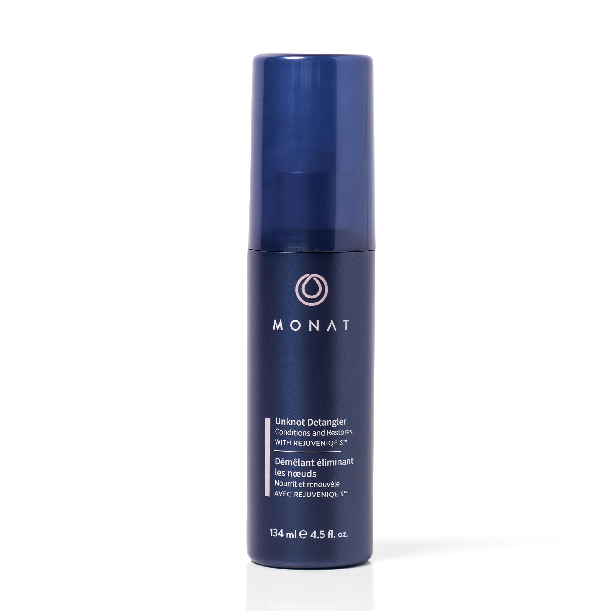 MONAT démêlant spray léger pour démêler rapidement les cheveux sans tirer.