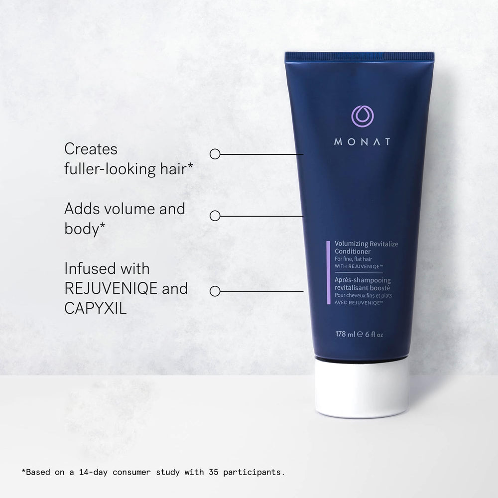 MONAT Ensemble soins cheveux, emballage élégant pour le duo.