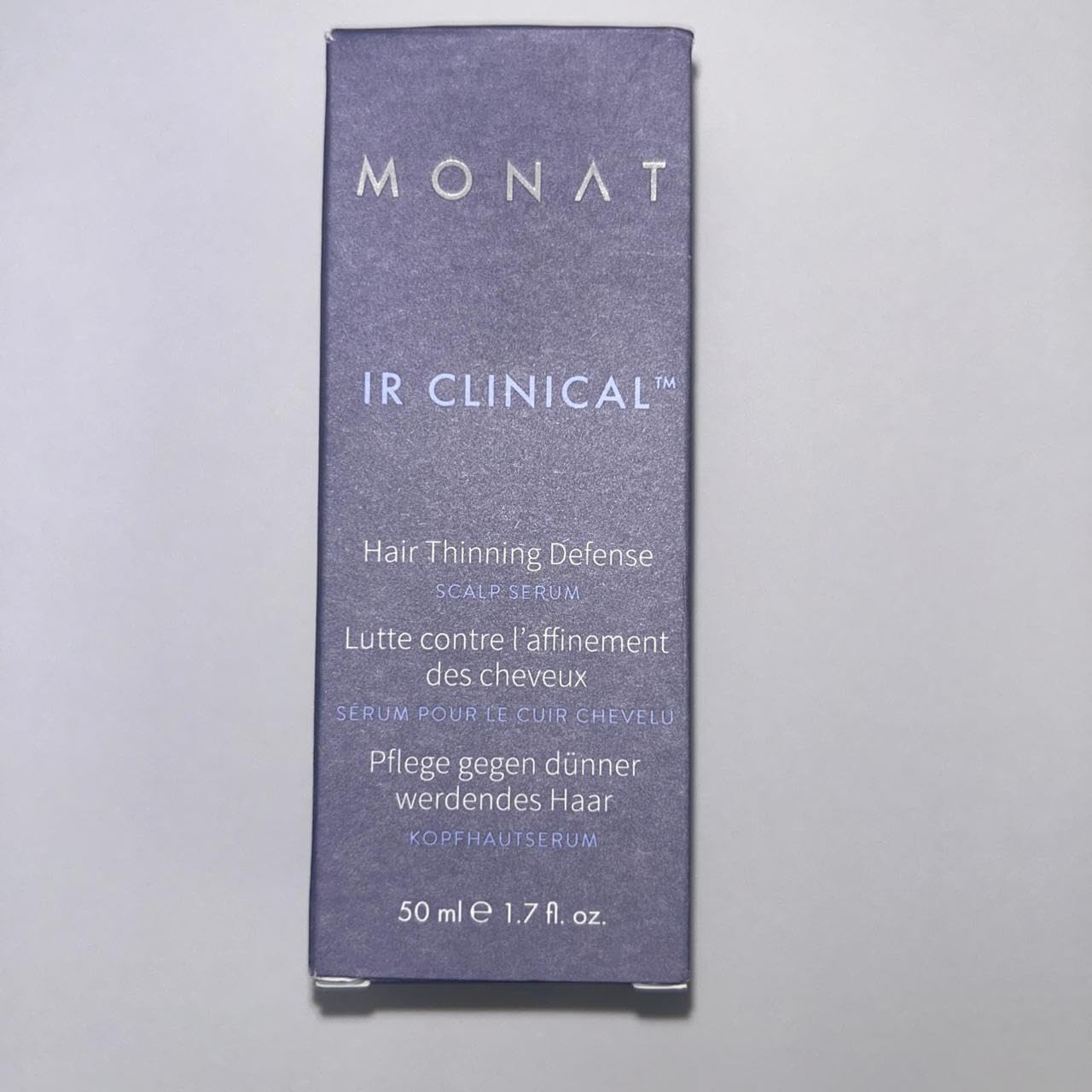 MONAT IR Clinical Serum Defense, routine quotidienne sans sulfates ni parabènes.
