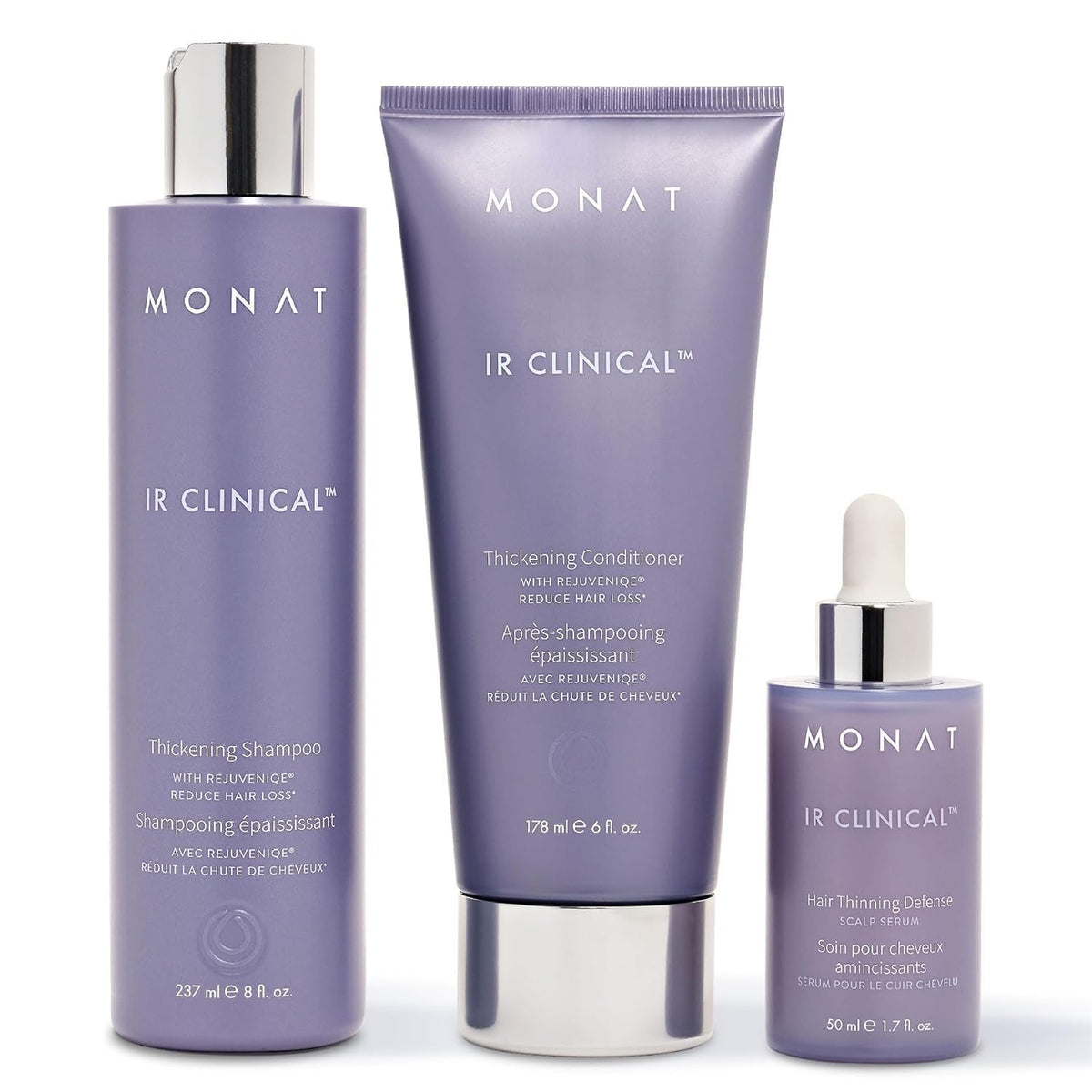MONAT IR Clinical System – shampoing: nettoyage doux et revitalisant pour les cheveux.