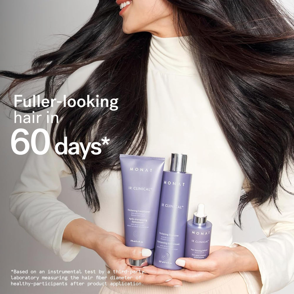 MONAT IR Clinical System – détail de texture du conditionneur, soin nourrissant.