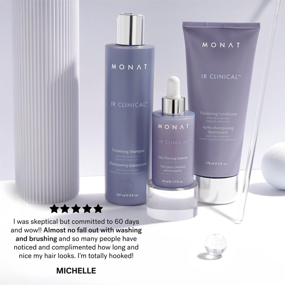 MONAT IR Clinical System – logo vegan et cruelty-free, engagement éthique.