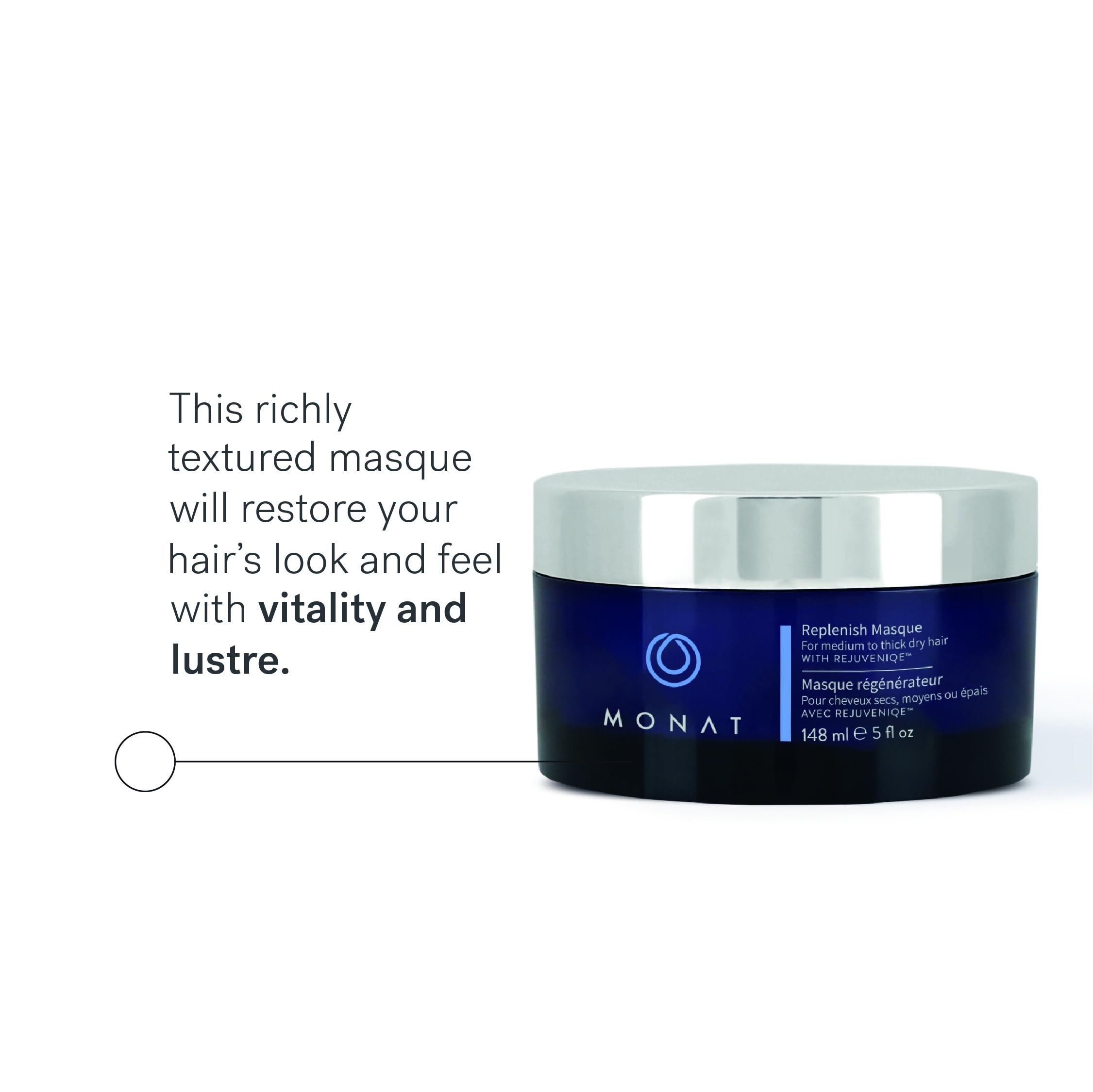 MONAT Replenish Masque – protection UV végan, défense contre les agressions extérieures