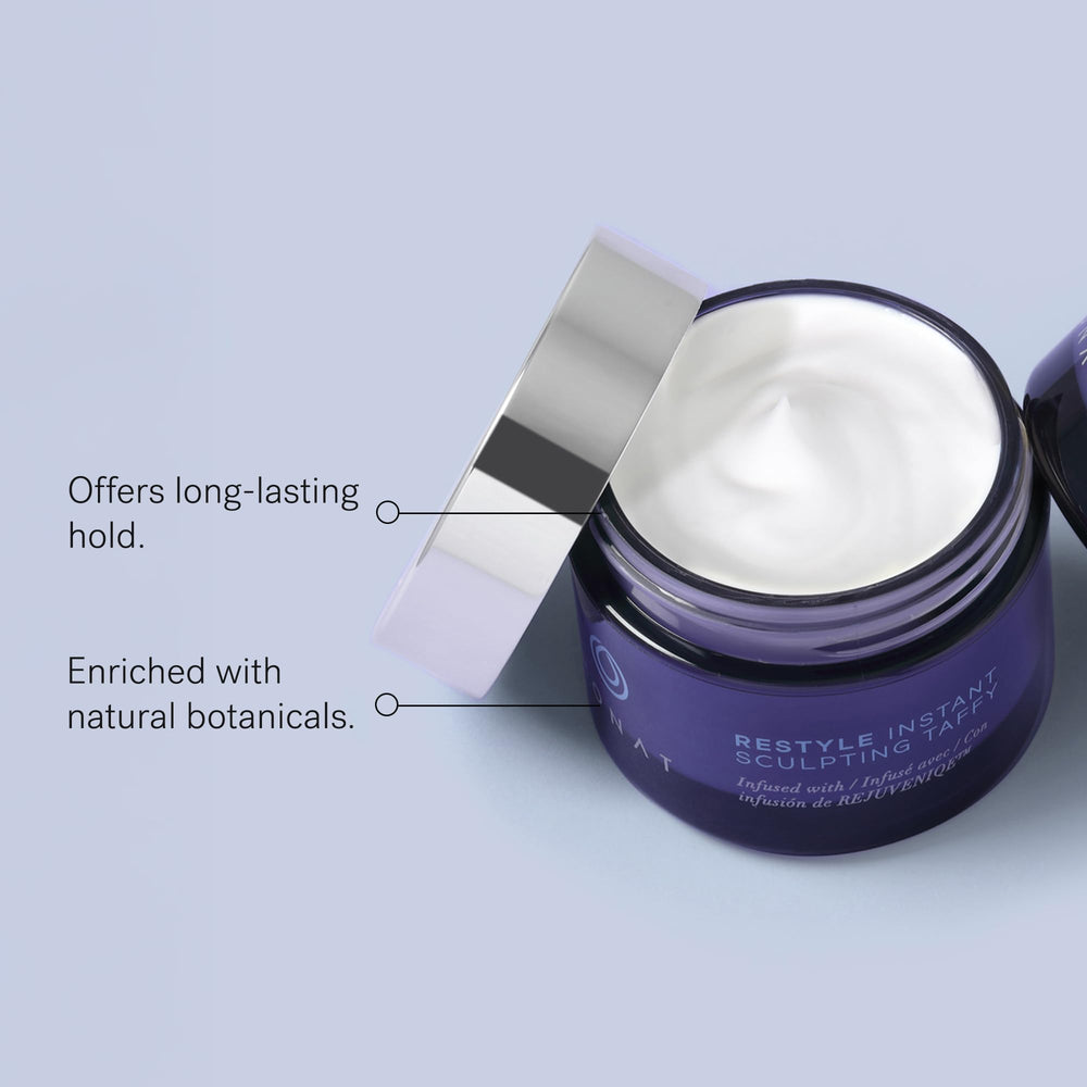 MONAT Restyle Taffy — application sur cheveux pour un style sculpté et brillant.