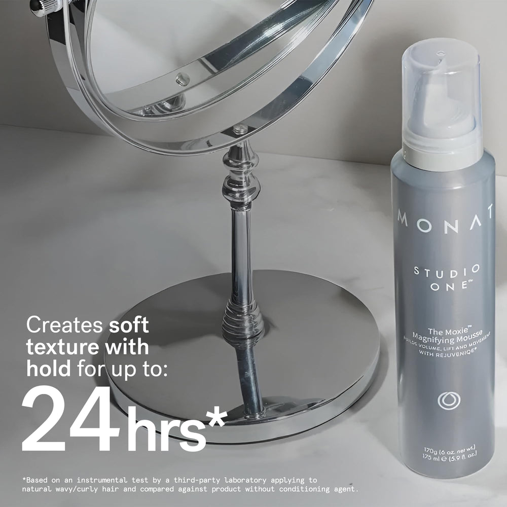 MONAT Studio One La Moxie Mousse contrôle des frisottis en conditions humides