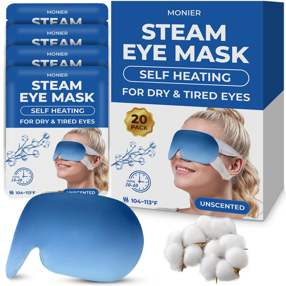 MONIER masque oculaire à vapeur dans son emballage prêt à l'emploi.