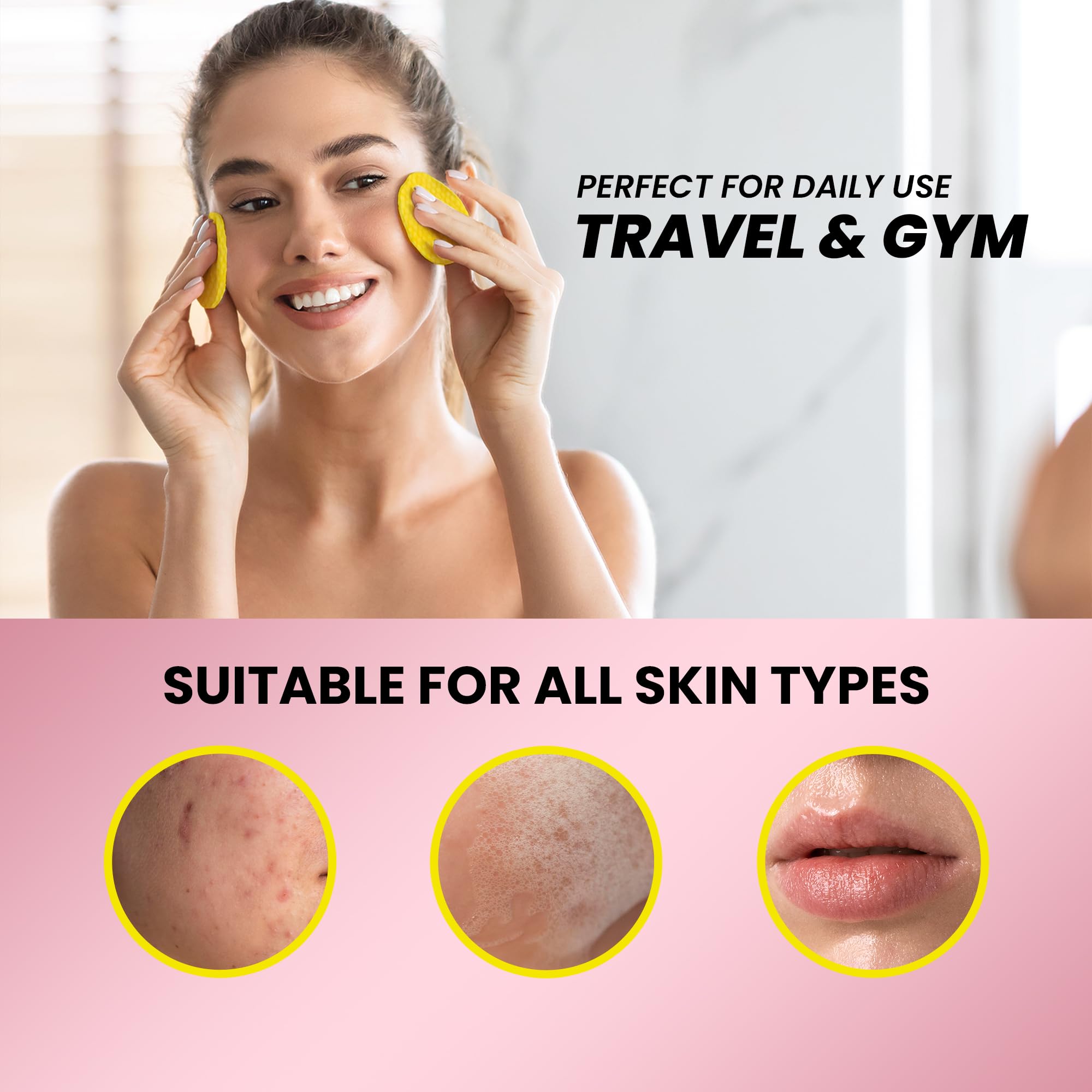 Tampon MONIER visage, hydratation douce et peau visiblement plus équilibrée.