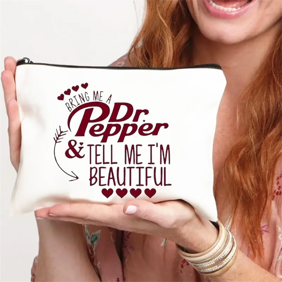 Usage polyvalent MONNYCAR Dr Pepper humour, idéale comme trousse de voyage et accessoire.
