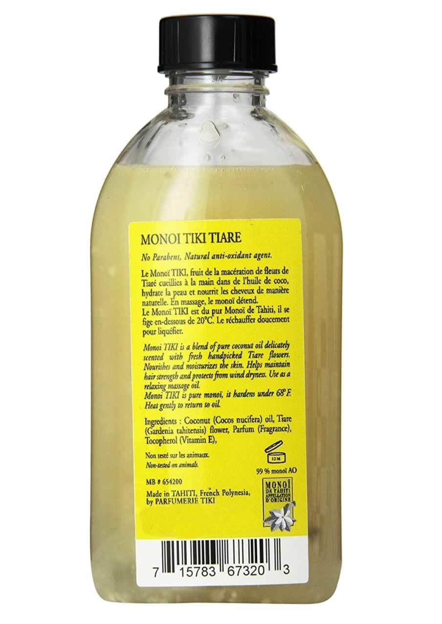 Monoi Tiare Tahiti: flacon élégant prêt à hydrater peau et cheveux