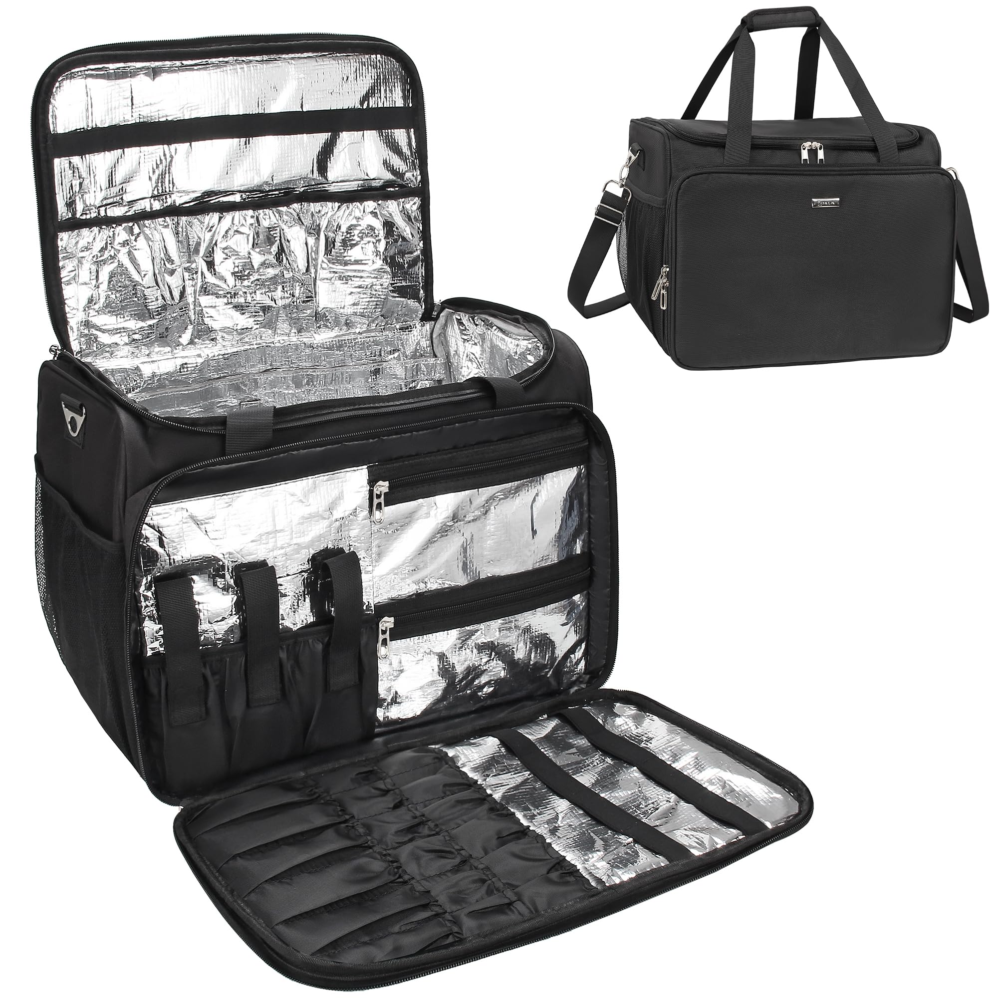 SAC MONSTINA COIFFURE PROFESSIONNEL: grand compartiment pour outils.