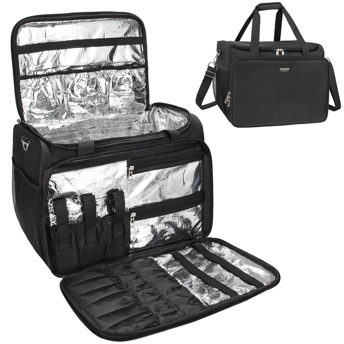 SAC MONSTINA COIFFURE PROFESSIONNEL: grand compartiment pour outils.