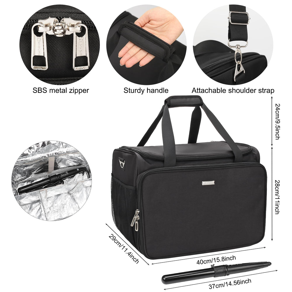 SAC MONSTINA coiffure – sections amovibles: organisation modulable.