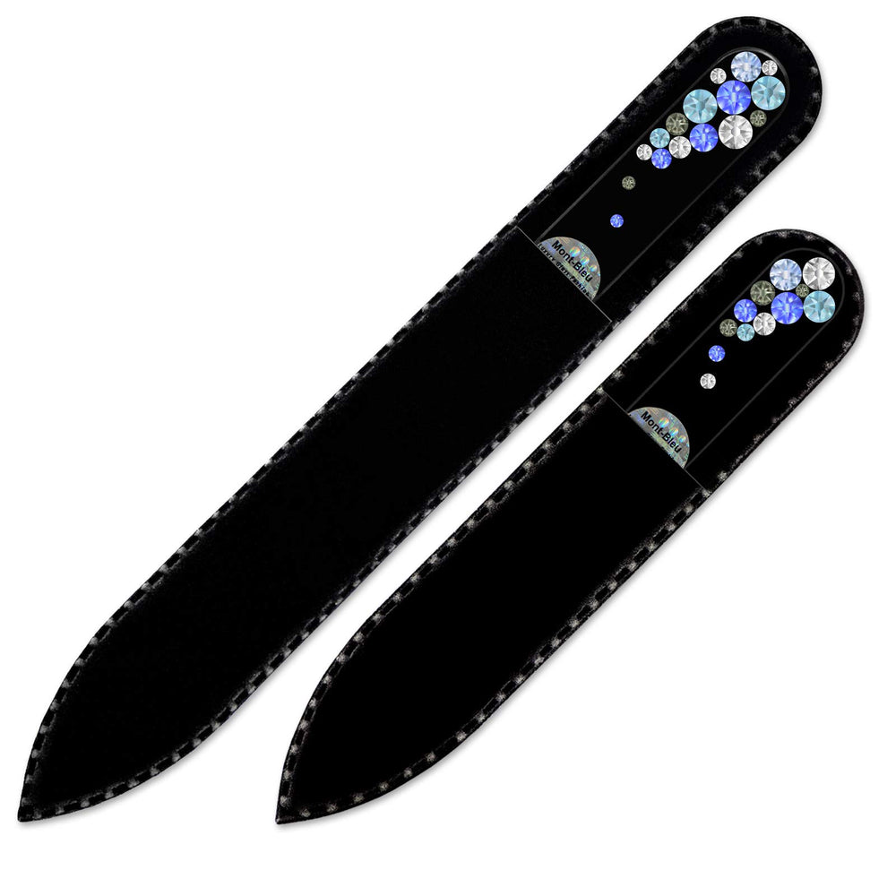 Mont Bleu étui noir protège les limettes lors du rangement.