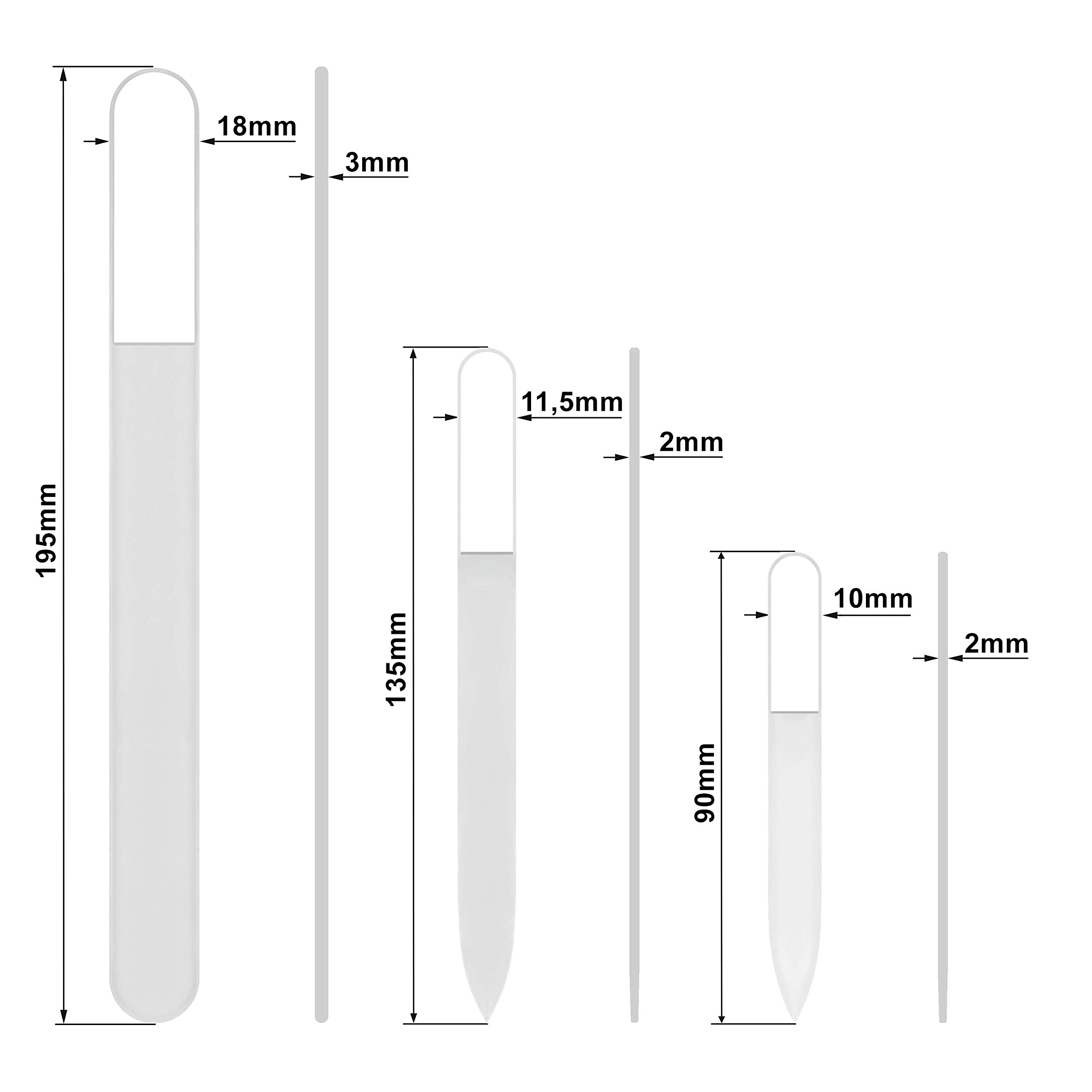 Lime Mont Bleu 135 mm, utilisation douce et efficace sur les ongles
