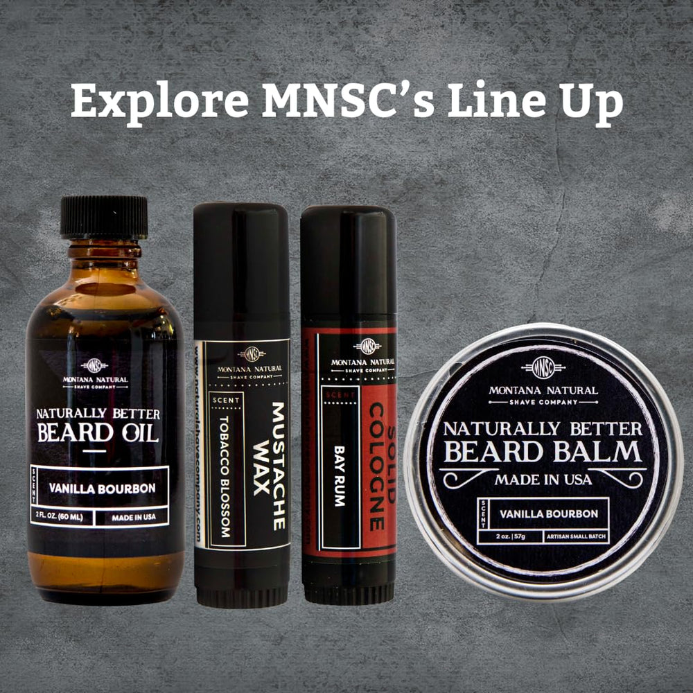 Montana Natural Shave – parfum vanille bourbon: ambiance masculine subtile.