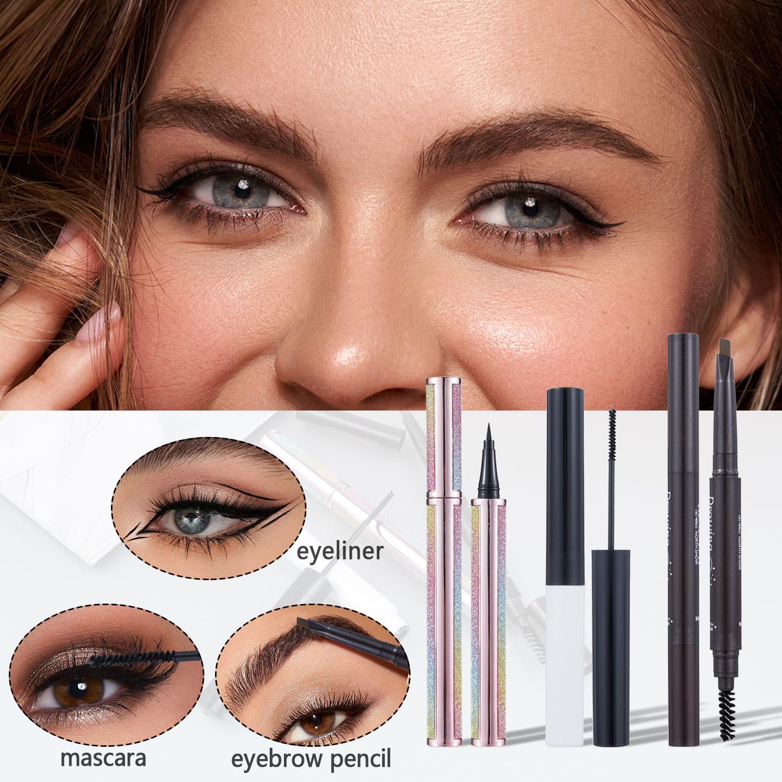 Moobirlet kit maquillage ado mascara, volume visible sans effort quotidien.