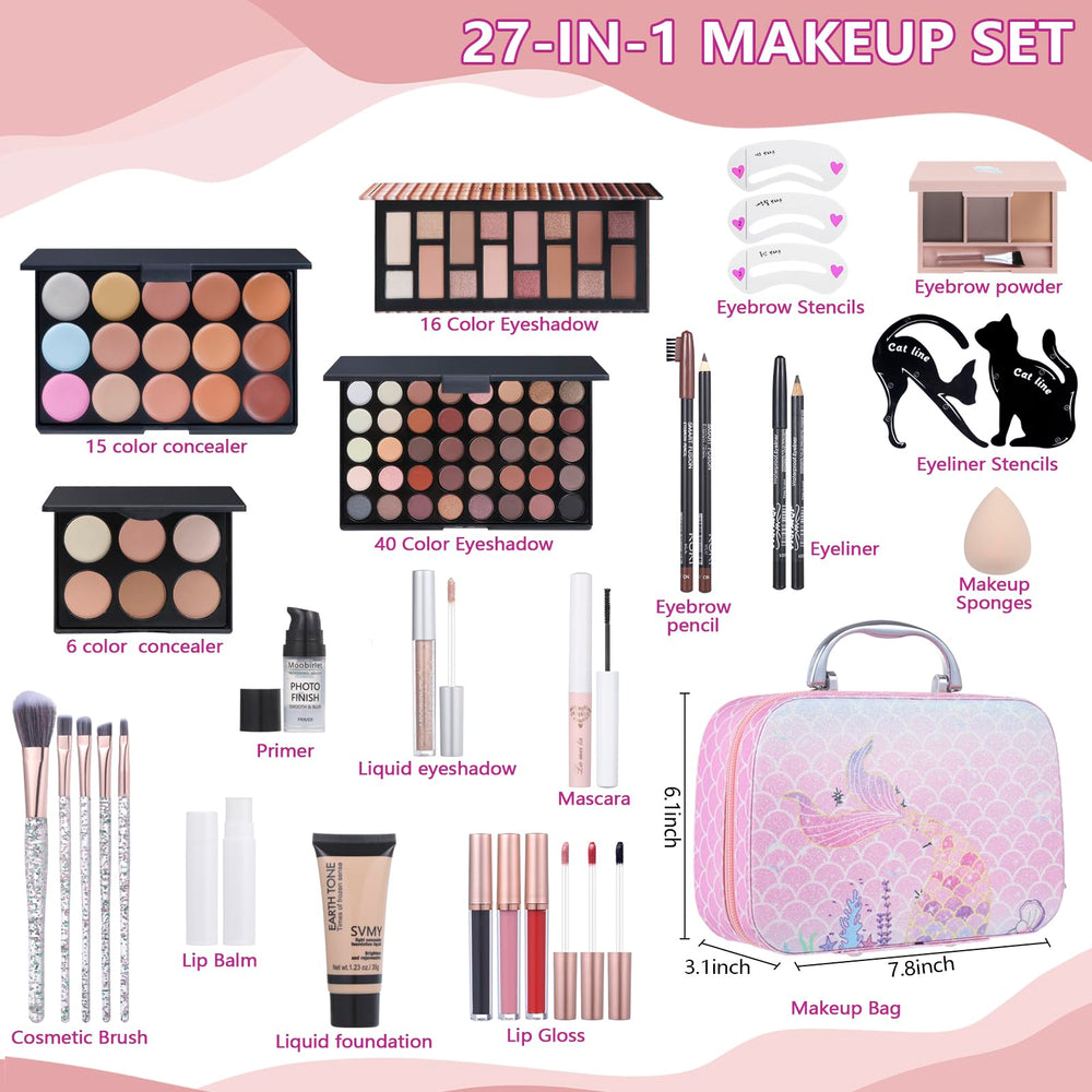 Moobirlet palettes yeux 56 teintes pour des looks variés du neutre au scintillant.