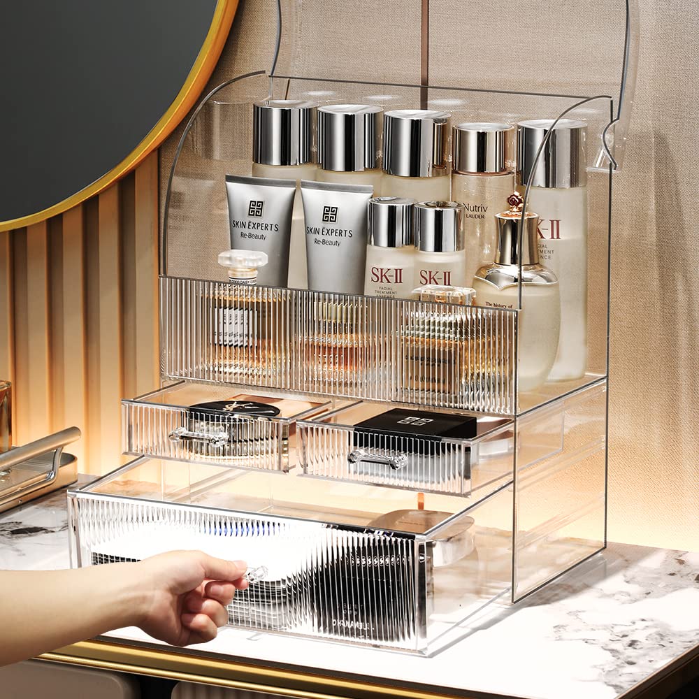 MOOCHI Affichage professionnel, présentoir élégant sur le dessus pour produits essentiels.