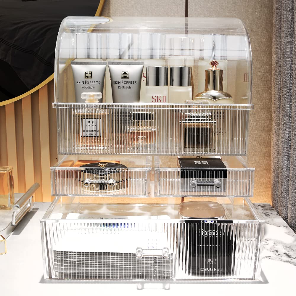 MOOCHI Utilisation en salle de bain, rangement protégé contre poussière et humidité.