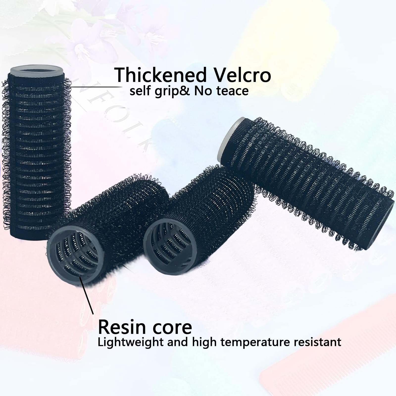 MOODKEY rouleaux professionnels pour coiffure maison sans chaleur.
