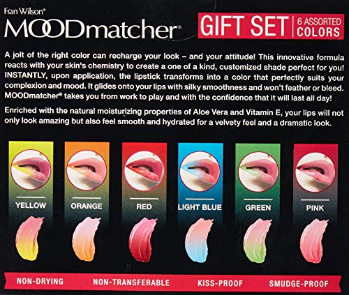 MOODmatcher rouge à lèvres hydratant avec aloe et vitamine E pour des lèvres douces.