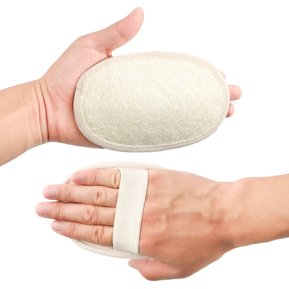 Éponge Mooerca de corps en luffa doux et efficace pour massage